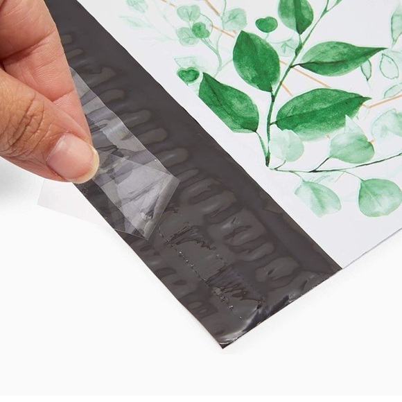 3/$20📦 10 POLY MAILER 10x13” botanical thank you + FREE matching stickers! - Picture 5 of 6